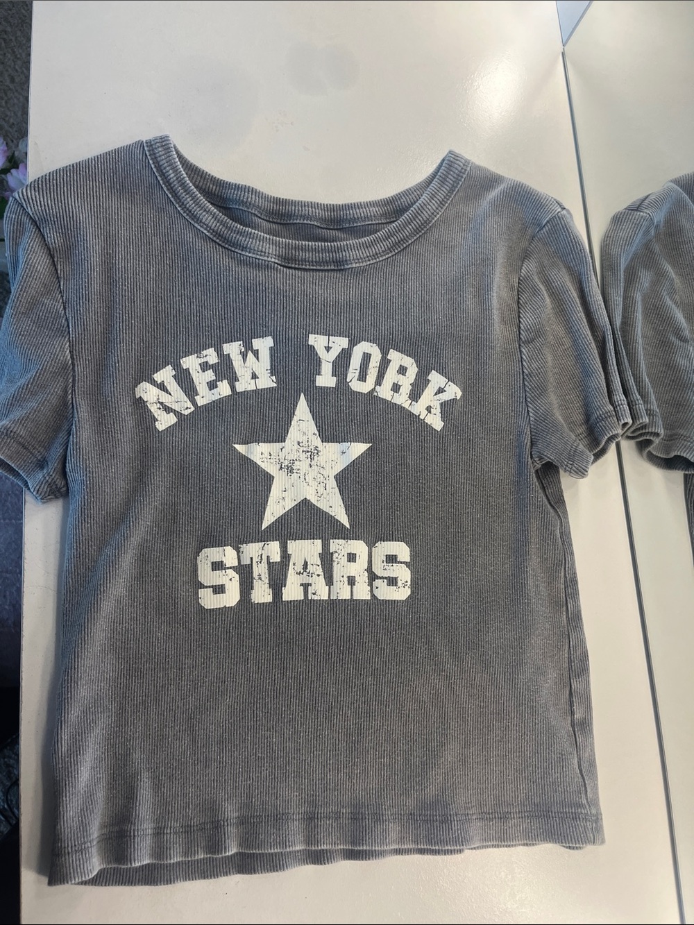 New York Stars Short Sleeve Tee - Gray